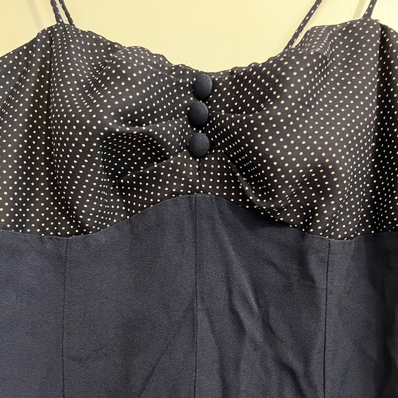 Alyn Paige Navy Romper - Picture 2 of 11